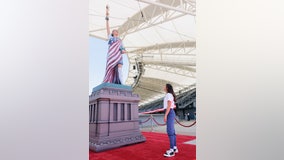 825-pound Alex Morgan statue goes on tour ahead Women’s World Cup