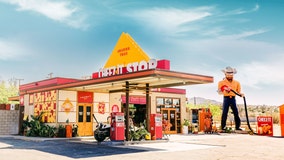 Cheez-It-themed rest stop features pump that fills your car with crackers