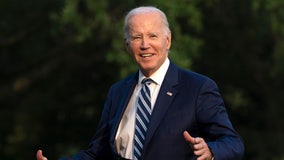 Biden is wrapping a campaign fundraising blitz aimed at making a bold early statement