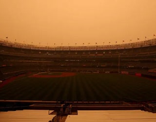 New York Yankees on X: Tonight's Yankees-White Sox game (Wednesday, June  7) is rescheduled because of poor air quality due to smoke from the  Canadian wildfires and will be made up tomorrow