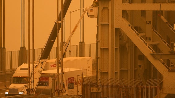 Smoke from wildfires, a fact of life in the West, catch outdoor workers off guard in the East