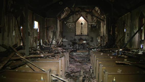 Juneteenth plans ruined: Fire engulfs 150-year-old church in Central Islip