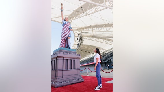 825-pound Alex Morgan statue goes on tour ahead Women’s World Cup