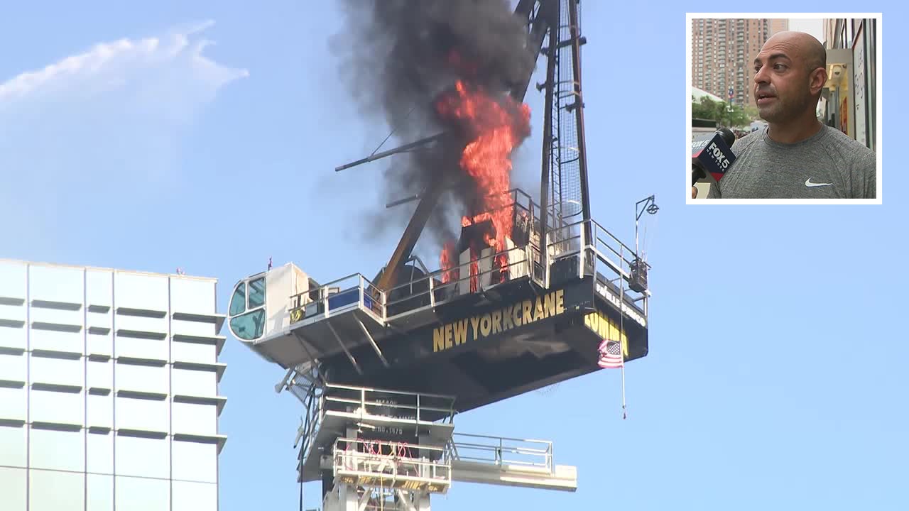 NYC crane collapse: Witness is 'lucky to be alive' | FOX 5 New York