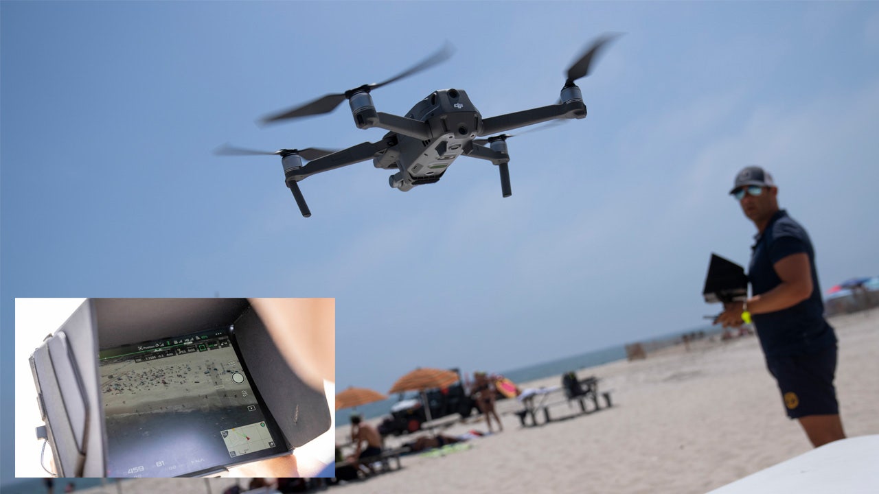 Drones Sweep For Sharks Along Long Island's Coast Amid Rise In ...