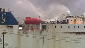 Newark cargo ship fire: Investigators searching for answers