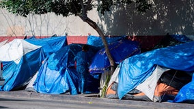 San Diego opens first 'safe sleeping site' tents for homeless people