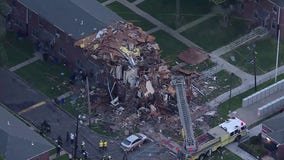 Newark building collapse leaves six injured