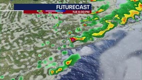 NYC weather: Scattered storms, heavy downpours possible Tuesday