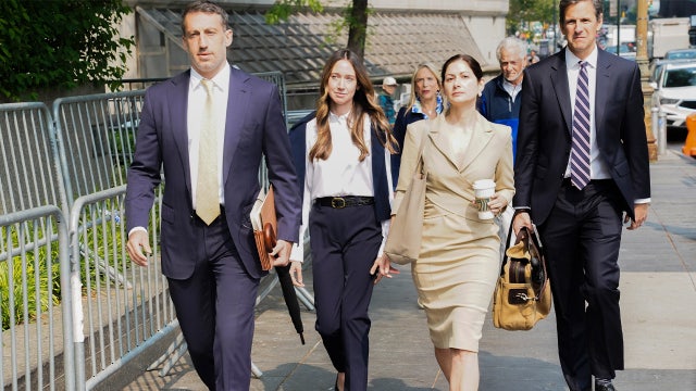 Founder of student aid startup Frank shakes head as prosecutor describes case against her