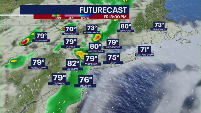 NYC weather: Weekend storms possible amid hot, humid conditions