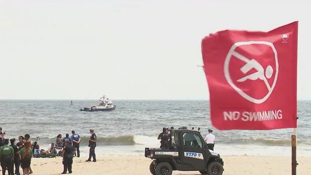 1 teen swimmer pulled from ocean off Coney Island; search continues for second