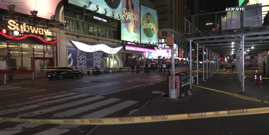 NYC crime: 3 teens shot during argument in Times Square