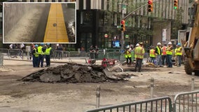Street repairs underway following Times Square water main break