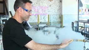 Long Island man, inspired by chemistry demonstration, creates ice cream with liquid nitrogen