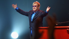 Elton John hospitalized in France after suffering fall at home