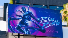 'Blue Beetle' soars to the top, ousting pink reign of 'Barbie' at weekend box office