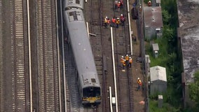 LIRR train derails in Queens; 13 injured