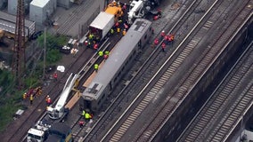 LIRR service delays after train derailment in Queens injured 13