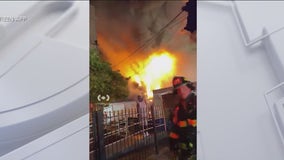 Cypress Hills fire engulfs Brooklyn home, families displaced