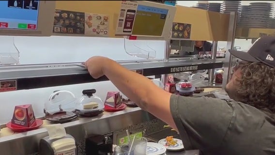 'Sushi highway': Long Island restaurant offers futuristic dining experience