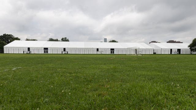 NYC to enforce curfew for Randall's Island migrant camp