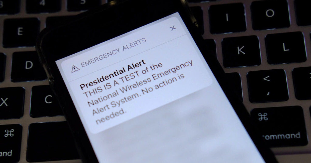 Nationwide emergency alert test held on Oct. 4 | FOX 5 New York
