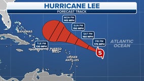 Hurricane Lee rapidly intensifies to extremely dangerous Category 5 storm as it barrels through the Atlantic
