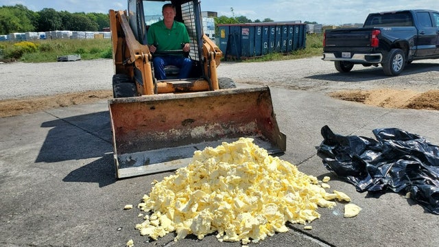 800-pound NY State Fair butter sculpture being converted to energy