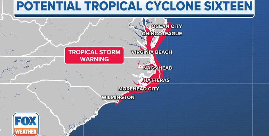 Brewing tropical storm threatens East Coast with strong