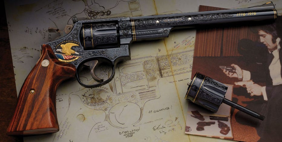 Elvis Presley's revolver fetches nearly $200K on the auction block