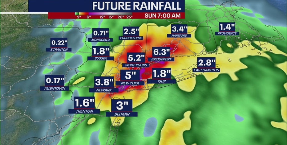 NYC weather: Storms could bring 7+ inches of rain, flooding to region