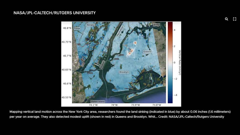 NASA-Led Study Pinpoints Areas of New York City Sinking, Rising – Climate  Change: Vital Signs of the Planet