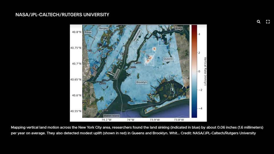 NASA scientists believe these NYC areas are sinking the fastest