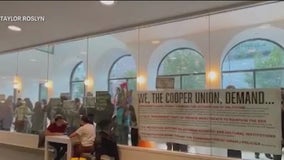 Cooper Union criticized over pro-Palestinian rally that led to tense scenes at school library