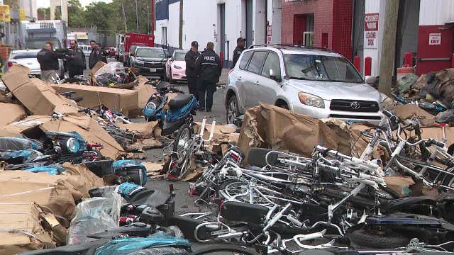 Bay Ridge warehouse fire: Dozens of e-bikes found charred inside