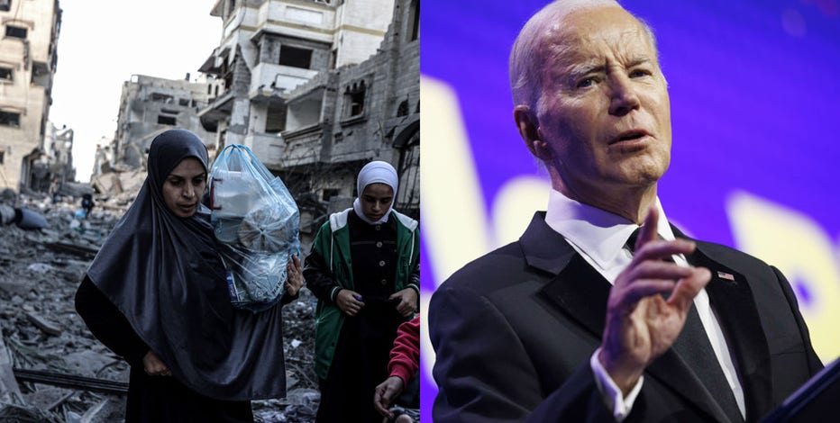 Blast kills hundreds at Gaza hospital; Hamas and Israel trade blame, as President Biden heads to Mideast