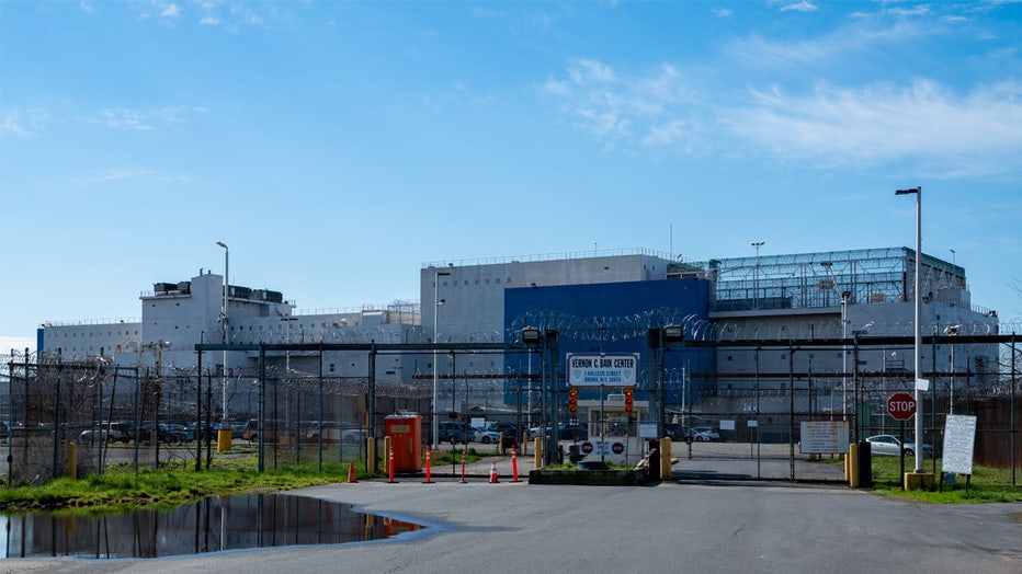 NEW YORK, NY - APRIL 14: The Vernon C. Bain Correctional Detention Center barge is seen on April 14, 2020 in New York City. President of the Correction Officers' Benevolent Association Elias Husamudeen has said that the floating jail should be converted into a temporary hospital to quarantine Rikers Island inmates who have tested positive for COVID-19. As of Monday, 587 Department of Correction employees and 323 inmates have tested positive for the virus. (Photo by David Dee Delgado/Getty Images)
