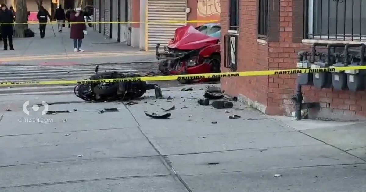 Woman in custody after deadly crash with man on moped in the Bronx ...