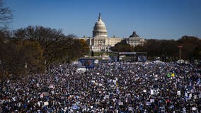 NYC sees another day of pro-Palestine rallies as thousands march for Israel in DC