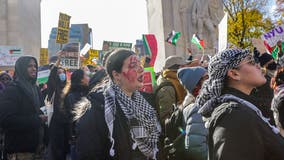 NYPD mobilizes massive presence as thousands march up 6th Avenue