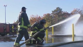Firefighters gather at Suffolk County Fire Academy for extensive safety training