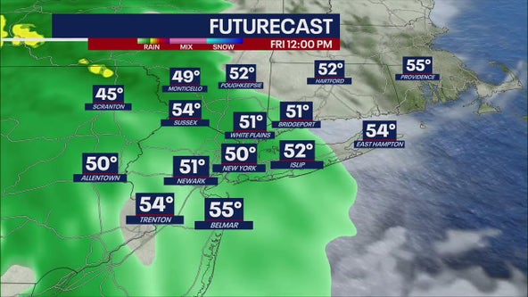 NYC weather forecast: Expect lingering weekend showers following Friday's rain