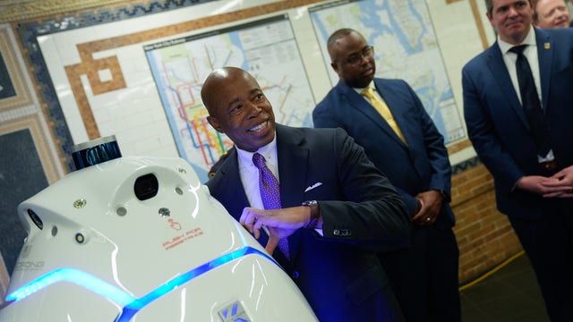 'Kind of scary': NYC subway riders torn over NYPD's new robot patrol