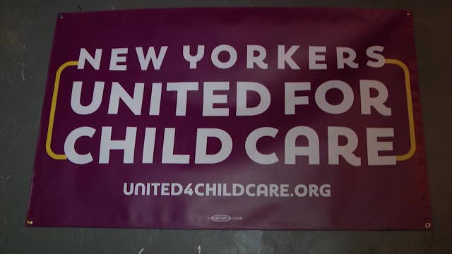 Brooklyn parents rally against Mayor Adams's budget cuts threatening Pre-K, 3-K programs