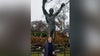 Sylvester Stallone reenacts 'Rocky' scene with kid during Inaugural Holiday