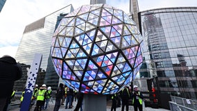 Revelers set to pack into Times Square for annual New Year's Eve ball drop