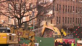 Demolition begins on collapsed building in the Bronx