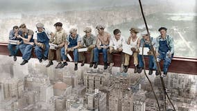 Experience Rockefeller Center's new ride: 'The Beam,' recreating one of NYC's most iconic photos