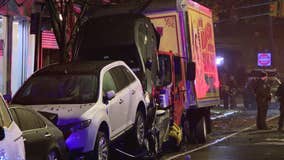 Staten Island police chase ends with stolen box truck crashing into several cars; 26 injured